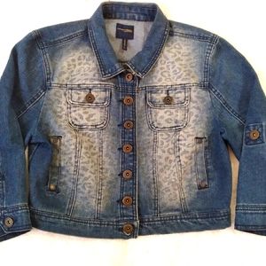 HIGHWAY JEANS CROPPED JACKET SIZE L